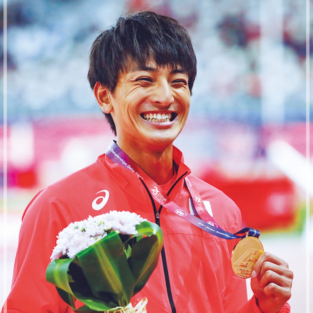 2019年にアジア選手権で優勝した橋岡優輝選手