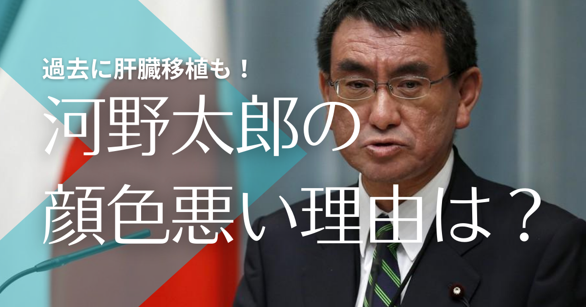 画像 河野太郎の顔色が悪い理由は肝臓移植 アトピー性皮膚炎の可能性も トレンドマガジン 画像 河野太郎の顔色が悪い理由は肝臓移植 アトピー性皮膚炎の可能性も トレンドマガジン