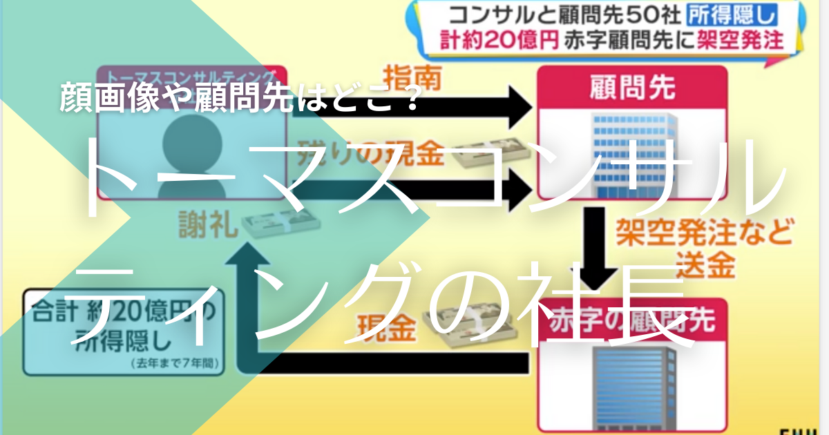 市原市トーマスコンサルティング社長 常住静男の顔画像は 顧問先はどこ トレンドマガジン