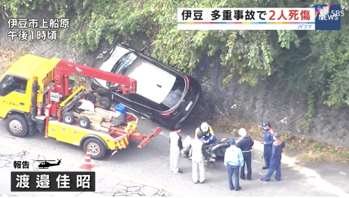 静岡県伊豆市で乗用車がオートバイと衝突した交通事故で山口晴久さんが死亡